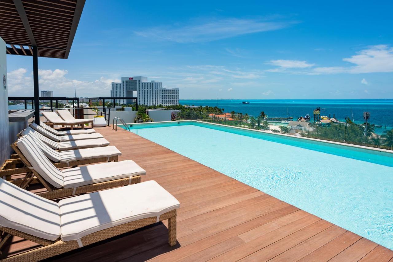 Aloja Oceanview In The Hotel Zone Cancún Esterno foto